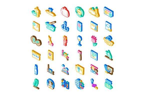 Collection of Diverse Isometric Interfac: A Practical Toolkit for Modern Visual Communication