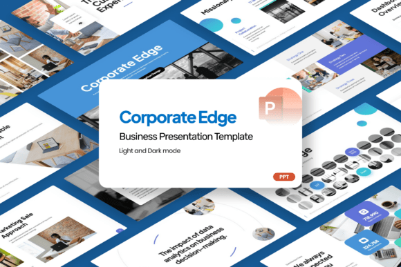 Corporate Edge Business PowerPoint