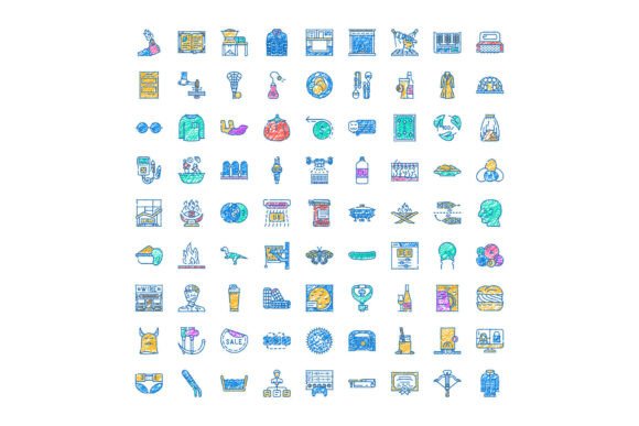 Creative Doodle Style Icons