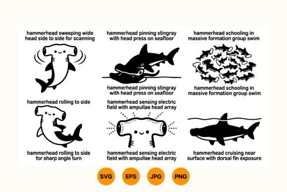 Cute Hammerhead Shark Clipart