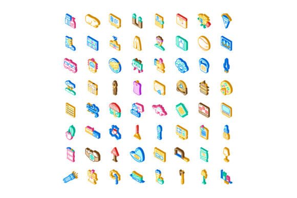 Isometric Icon Set Design Vector Illustr: A Practical Guide for Designers and Communicators