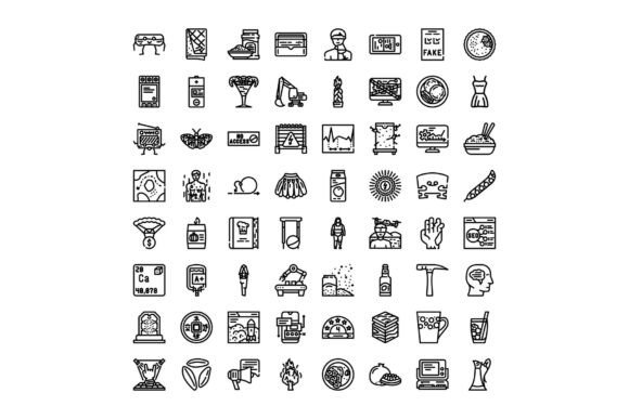 Large Collection of Diverse Outline Pict: A Practical Asset for Modern Visual Communication