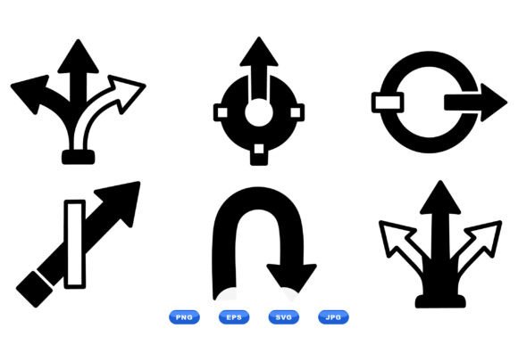 Navigation Arrow Icon Set