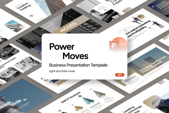Power Moves Business PowerPoint
